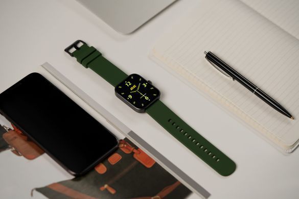 2E Смарт-часы Alpha SQ Music Edition 46mm Black-Green 2E-CWW40BKGN фото
