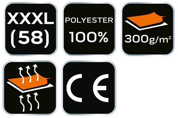 Флисовая толстовка Neo Tools 81-503 графитовая, 100% полиэстер, карманы на молнии XXXL