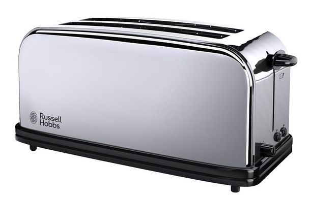 Тостер Russell Hobbs Chester, 1600Вт, металл, длинные слоты на 4 тоста, серебристый 23520-56 фото