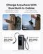 Портативное зарядное устройство Anker 25000 mAh 165W PD Built-In Double USB-C Cables Black (7133683)