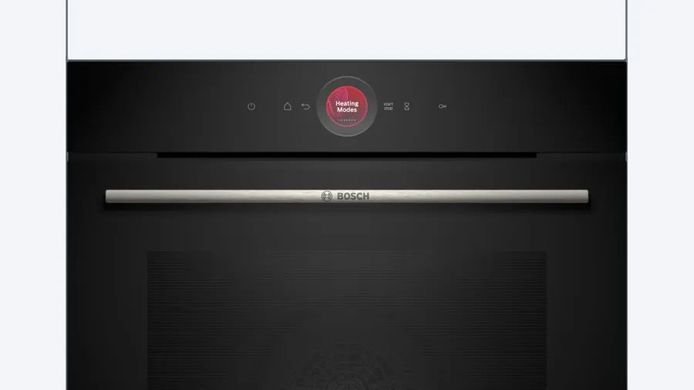 Bosch Духова шафа електрична, 71л, A+, дисплей, конвекція, чорний (367248) HBG7341B1 фото