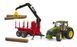 Модель Bruder Трактор John Deere с прицепом и манипулятором 1:16 (03154) dt_25709