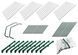Парник NEO 15-901 69x49x160 см, 4 полиці, металевий каркас, ПВХ-плівка 15-901