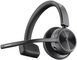 Гарнитура компьютерная моно On-ear Poly Voyager 4310-M с адаптером BT700, USB-A, Bluetooth, всенаправленный, Acoustic fence, сертификат Microsoft Teams, чёрный 77Y91AA