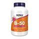 Витамины группы В-50, B-50, Now Foods, комплекс, 250 вегетарианских капсул
