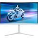 Монитор игры изогнутый VA 27 ", 1920*1080,180 Гц, White Philips 27M2C5201L/00 3731369