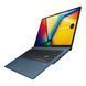 ASUS Ноутбук ASUS Vivobook S 15 K5504VA-MA377 15.6" 2.8K OLED, Intel i9-13900H, 16GB, F1TB, UMA, NoOS, Блакитний (379364) 90NB0ZK1-M00N70
