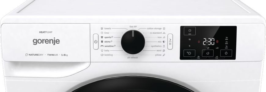 Gorenje Сушильна машина DNE82/GN тепловий насос (357884) DNE82/GN фото