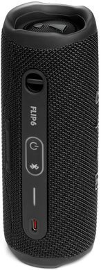 Портативна акустика JBL Flip 6 Black (JBLFLIP6BLKEU) JBLFLIP6BLKEU фото