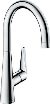Змішувач для кухні Hansgrohe Talis S, довж.виливу - 203мм, поворотний, 1важіль, KM260, хром (355282)
