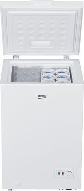 Beko Морозильна скриня, 100л, А+, ST, білий (376112) CF100W фото