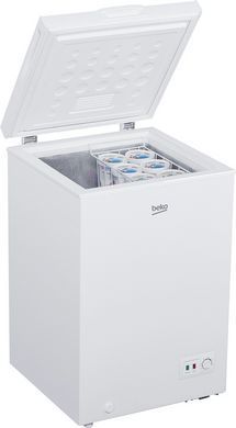 Beko Морозильна скриня, 100л, А+, ST, білий (376112) CF100W фото