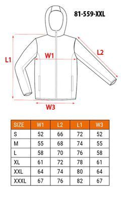 Куртка Neo Tools 81-559-XXL Premium, Softshell, Утеплювач XXL