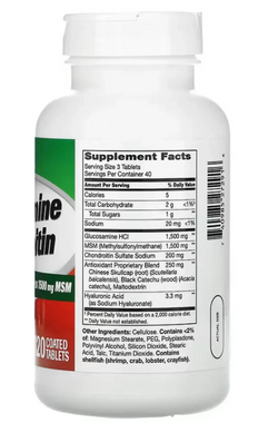 Glucosamine Chondroitin Advanced + MSM - 120 tabs