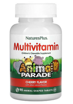 Вітаміни для дітей Natures Plus (Children's Multi-Vitamin, Animal Parade)
