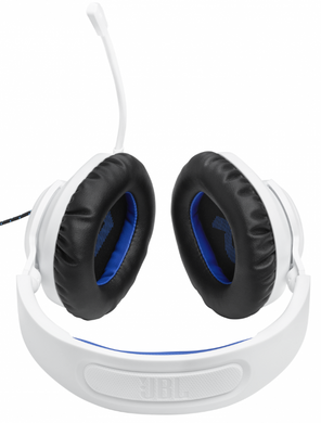 Навушники JBL QUANTUM 100P Console White (JBLQ100PWHTBLU) (6900175) JBLQ100PWHTBLU фото