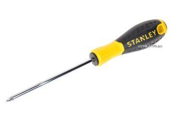 Отвертка крестовая STANLEY "Essential": "Pozidriv" PZ1 x 100 мм