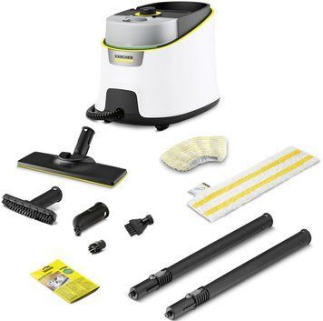 Karcher Пароочиститель SC 4 Deluxe, 2200Вт, 1300мл, 4Бар, белый 1.513-460.0 фото