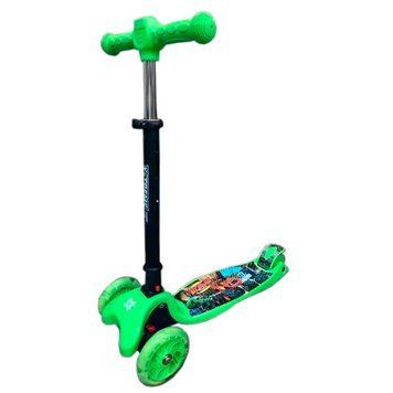 Самокат детский X-TREME KS-210L зелёный складной