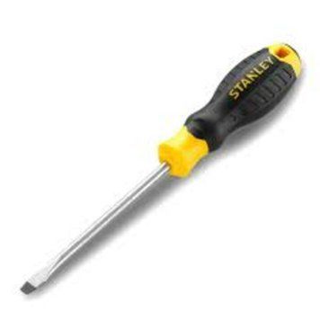 Отвертка плоская STANLEY "Cushion Grip" S/D FLARED: 5.5 X 100MM