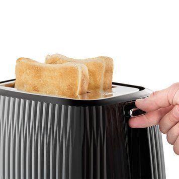 Тостер Russell Hobbs Eden 800Вт, пластик, подогрев, размораживание, черный 27371-56 фото