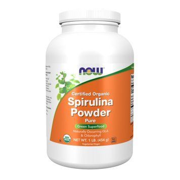 Спіруліна органічна Now Foods (Spirulina Powder) 454 г