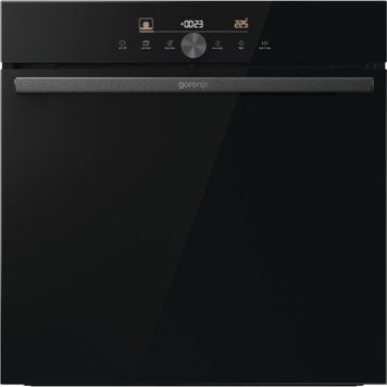 Gorenje Духова шафа електрична, 77л, A+, пара, дисплей, IconTouch, чорний BOS6747A05DG фото