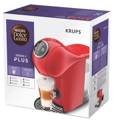 Krups Кавоварка капсульна Dolce Gusto Genio S Plus, 0,8л, червоний (361724) KP340510 фото