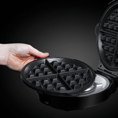 Мультимейкер Russell Hobbs Fiesta 950Вт, алюминий, 3 пластины, корпус-нержав.сталь/пластик, бордо 24620-56 фото