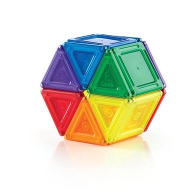 Магнітний конструктор Guidecraft PowerClix Solids, 44 деталі (G9421) dt_1281 фото