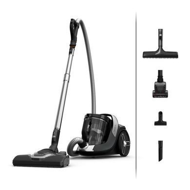 Rowenta Пилосос контейнерний GREEN FORCE CYCLONIC EFFITECH+, 500Вт, конт пил -2,5л, НЕРА, чорний (370779) RO7C66EA фото
