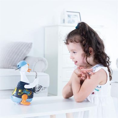 Музична іграшка Hola Toys Гусак-саксофоніст синий (6111-blue) dt_13599 фото