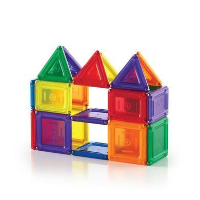 Магнітний конструктор Guidecraft PowerClix Solids, 44 деталі (G9421) dt_1281 фото