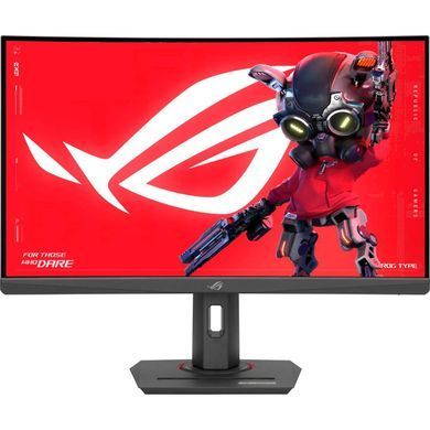 ASUS Монітор 27" ROG Strix XG27WCMS HDMI, DP, USB-C, Audio, VA, 2560x1440, 280Hz, 1ms, sRGB 125%, CURVED, AdaptiveSync, HAS, HDR400 (384410) 90LM09Y1-B01370 фото