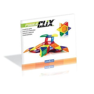 Магнітний конструктор Guidecraft PowerClix Solids, 44 деталі (G9421) dt_1281 фото