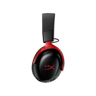 Гарнітура ігрова HyperX Cloud III S, WL/USB-A/USB-C, чорно-червоний (393125) A59Z0AA фото