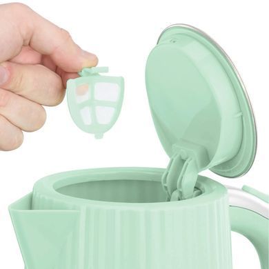 Электрочайник Russell Hobbs Eden, 1.7л, нержавеющая сталь, пластик, фисташковый (382621) 27364-70 фото