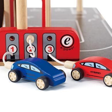 Деревянный автотрек Hape с паркингом и вертолетной площадкой (E3002) dt_12241 фото