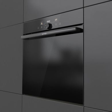 Gorenje Духова шафа електрична, 77л, A+, пара, дисплей, IconTouch, чорний (374346) BOS6747A05DG фото