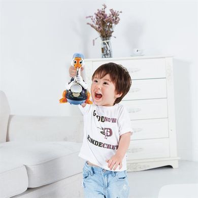 Музична іграшка Hola Toys Гусак-саксофоніст синий (6111-blue) dt_13599 фото