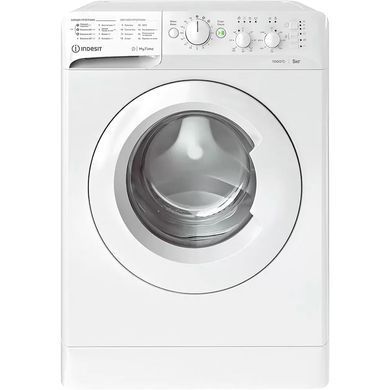 Indesit Пральна машина фронтальна, 5кг, 1000, A++, 43см, білий (375353) OMTWSC51052WUA фото