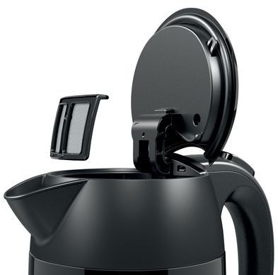 Электрочайник Bosch 1.7л, металл, черный (361471) TWK3P423 фото