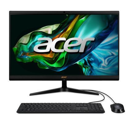 Acer ПК Моноблок Acer Aspire C24-1800 23.8" FHD, Intel i3-1305U, 16GB, F512GB, UMA, WiFi, кл+м, без ОС, чорний DQ.BLFME.00L фото