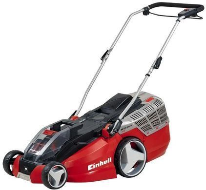Газонокосарка акумуляторна Einhell PXC GE-CM 43 Li M Kit 18В 2х4А&middot;год 43см 63л 25-75мм 16.5кг 3413130 фото