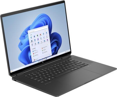 HP Ноутбук Spectre x360 16-aa0003ua 16" WQXGA IPS Touch, Intel U7-155H, 16GB, F512GB, UMA, Win11, чорний (383592) AQ8K0EA фото