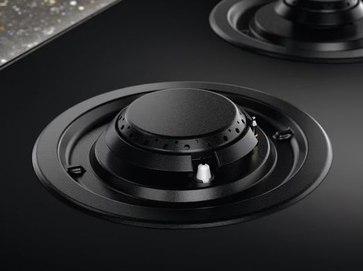 Electrolux Варочная поверхность газ на стекле, 90см, чугун, электр. управл., Hob2Hood, черный KGG953753K фото