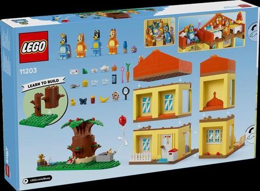 Конструктор LEGO Bluey Родинний дім Блуї 382 деталі (11203)