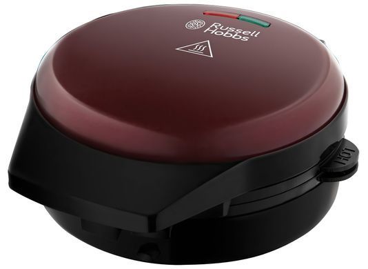 Мультимейкер Russell Hobbs Fiesta 950Вт, алюминий, 3 пластины, корпус-нержав.сталь/пластик, бордо 24620-56 фото