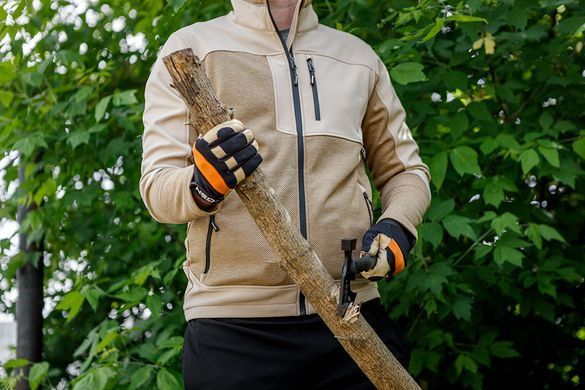 Толстовка NEO TOOLS 81-516 OUTDOOR softshell, бежева, 100% поліестер, 265 г/м&sup2;, CE S