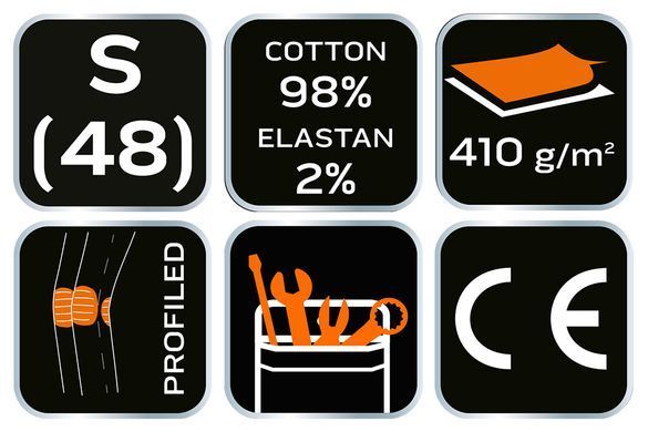 Рабочие штаны Neo Tools 81-233 DENIM S
